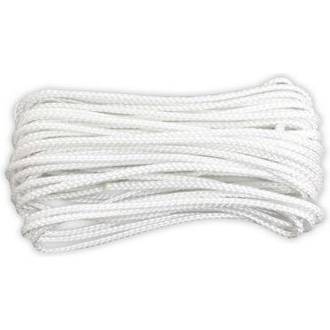 Nylon Rope with Wire Center Assembly 50 Length of Rope Silver Nylon Rope with Wire Center Assembly 50 Length of Rope Silver